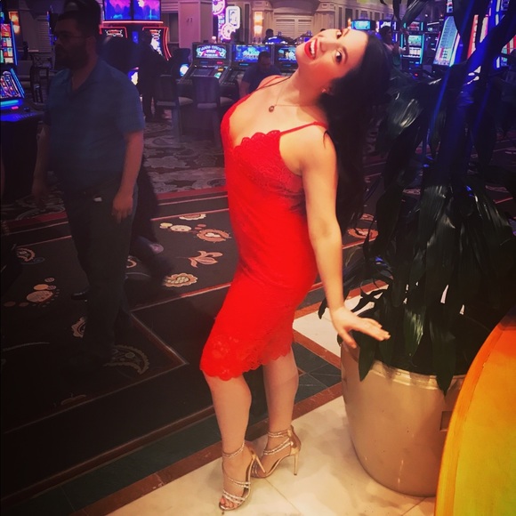 ASOS RED DRESS - Picture 6 of 8